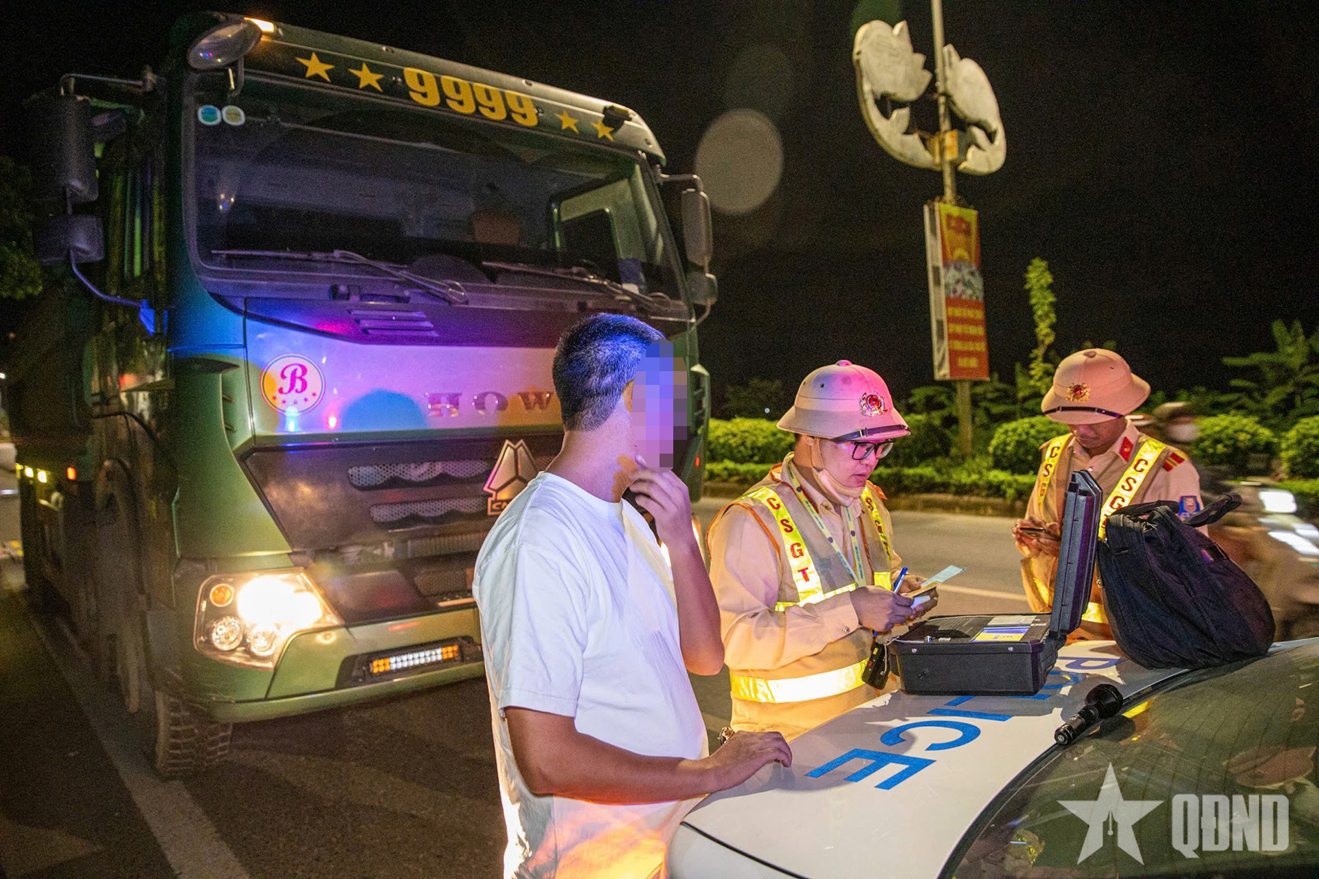 Hà Nội: Tăng cường kiểm soát xe vận tải hàng hóa giờ cao điểm, góp phần giảm tai nạn giao thông